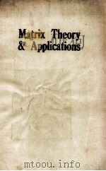 MATRIX THEORY AND APPLICATIONS（1990 PDF版）