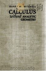 CALCULUS WITHOUT ANALYTIC GEOMETRY（1969 PDF版）