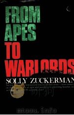 FROM APES TO WARLORDS   1978  PDF电子版封面  0060130148   