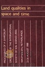 LAND QUALITIES IN SPACE AND TIME 1989 PDF电子版封面 9022009734