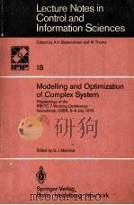modelling and optimization of complex system（1979 PDF版）