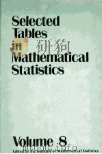 Selected Tables In Mathematical Statistics Volume VIII（1985 PDF版）