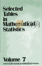 Selected Tables In Mathematical Statistics Volume VII（1981 PDF版）