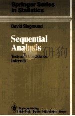 Sequential Analysis Tests and Confidence Intervals（1985 PDF版）