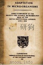 ADAPTATION IN MICR O-ORGANISMS（1953 PDF版）