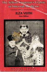 THE YELLOW EMPEROR'S CLASSIC OF INTERNAL MEDICINE（1949 PDF版）