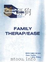 FAMILY THERAP/EASE 1982 PDF电子版封面