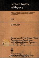 DYNAMICS OF FIRST-ORDER PHASE TRANSITIONS IN EQUILIBRIUM AND NONEQUILIBRIUM SYSTEMS（1984 PDF版）