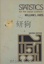 STATISTICS FOR THE SOCIAL SCIENCES SECOND EDITION（ PDF版）