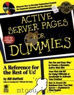 ACTIVE SERVER PAGES FOR DUMMIES 1998 PDF电子版封面 0764501909 BILL HATFIELD
