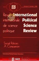 COCIAL POLICIES A COMPARISON（1981 PDF版）