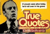 TRUE QUOTES 1980 PDF电子版封面 0440586348