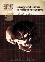 BIOLOGY AND CULTURE IN MODERN PERSPECTIVE（1972 PDF版）