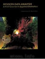 MODERN DATA ANALYSIS A FIRST COURSE IN APPLIED STATISTICS（1990 PDF版）