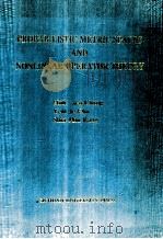 Probabilistic Metric Spaces and Nonlinear Operator Theory（1994 PDF版）