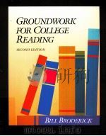 GROUNDWORK FOR COLLEGE READING SECOND EDITION（1996 PDF版）