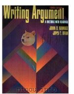 WRITING ARGUMENTS A RHETORIC WITH READINGS FOURTH EDITION（1998 PDF版）