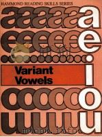 VARIANT VOWELS 1979 PDF电子版封面