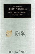 ADVANCES IN GROUP PROCESSES A RESEARCH ANNUAL VOLUME 2.1985（1985 PDF版）