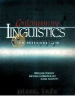 CONTEMPORARY LINGUISTICS AN INTRODUCTION（1989 PDF版）