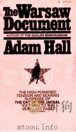 THE WARSAW DOCUMENT 1971 PDF电子版封面 0515027634 ADAM HALL