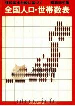 住民基本台帳に基づく全国人口·世帯数表 1980 1980.07 PDF电子版封面