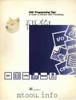 A GUIDE TO EFFICIENT SAS PROCESSING（1990 PDF版）