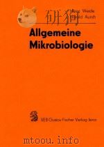 ALLGEMEINE MIKROBIOLOGIE 1979 PDF电子版封面