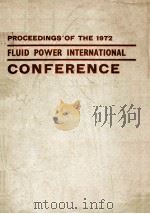 PROCEEDINGS OF THE 1972 FLUID POWER INTERNATIONAL CONFERENCE（1972 PDF版）