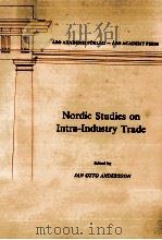 NORDIC STUDIES ON INTRA-INDUSTRY TRADE（1987 PDF版）