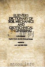 ELSEVIER'S DICTIONARY OF SOIL MECHANICS AND GEOTECHNICAL ENGINEERING（1989 PDF版）