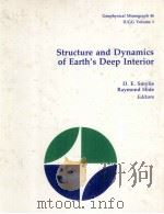 GEOPHYSICAL MONOGRAPH 46 STRUCTURE AND DYNAMICS OF EARTH'S DEEP INTERIOR 1988 PDF电子版封面 0875904505