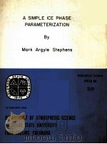 A SIMPLE ICE PHASE PARAMETERIZATION（ PDF版）