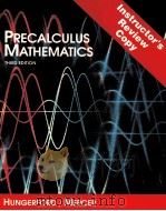 PRECALCULUS MATHEMATICS THIRD EDITION（1992 PDF版）
