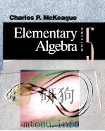 ELEMENTARY ALGEBRA FIFTH EDITION 1995 PDF电子版封面 0030973562