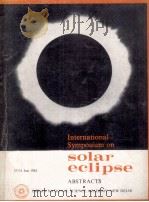 INTERNATIONAL SYMPOSIUM ON SOLAR ECLIPSE 27-31 JANUARY 1981（ PDF版）