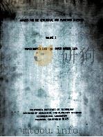 REPORTS FOR THE GEOLOGICAL AND PLANETARY SCIENCES VOLUME 1 PAPER UNMBER 1102 TO PAPER NUMBER 1124   1981  PDF电子版封面     