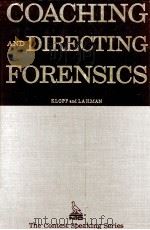 COACHING AND DIRECTING FORENSICS（1976 PDF版）