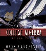 COLLEGE ALGEBRA SECOND EDITION 1999 PDF电子版封面 0201347113