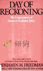 DAY OF RECKONING:THE CONSEQUENCES OF AMERICAN ECONOMIC POLICY（1988 PDF版）