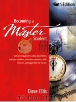 BECOMING A MASTER STUDENT NINTH EDITION 1992 PDF电子版封面 0618168362 DAVE ELLIS