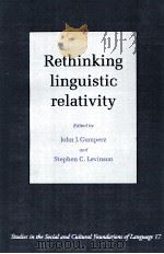 RETHINKING LINGUISTIC RELATIVITY（1996 PDF版）