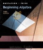 BEGINNING ALGEBRA THIRD EDITION 1992 PDF电子版封面 0534163920
