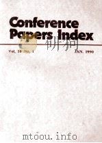 CONFERENCE PAPERS INDEX VOL.18（1990 PDF版）
