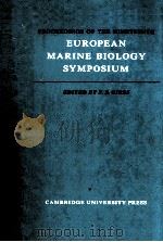 PROCEEDINGS OF THE NINETEENTH EUROPEAN MARINE BIOLOGY SYMPOSIUM（ PDF版）