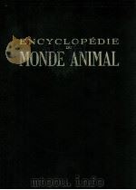 ENCYCLOPEDIE DU MONDE ANIMAL TOME III（1971 PDF版）