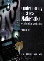 CONTEMPORARY BUSINESS MATHEMATICS WITH CANADIAN APPLICATIONS FOURTH EDITION（1994 PDF版）