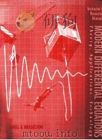 INSTRUCTOR'S RESOURCE MANUAL MODERN DIFFERENTIAL EQUATIONS（1996 PDF版）