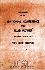 NATIONAL CONFERENCE ON FLUID POWER VOL.XXVIII（1974 PDF版）