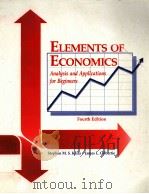 ELEMENTS OF ECONOMICS ANALYSIS AND APPLICATIONS FOR BEGINNERS FOURTH EDITION（ PDF版）
